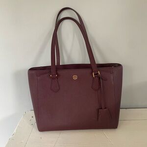 Tory Burch maroon purse EUC